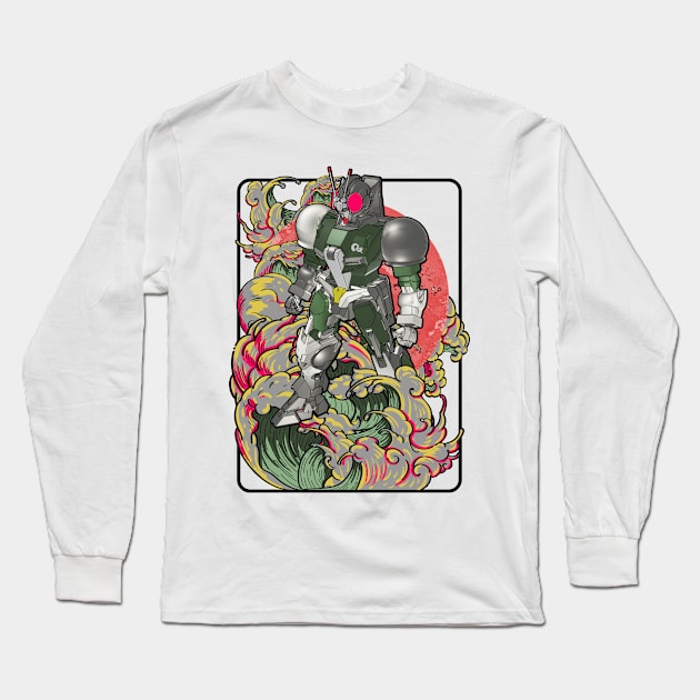 Gundam RX Long Sleeve T-Shirt by gblackid